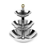 Ваза для фруктов 3 яруса d=21/31/39см сталь ,H=51см металлич.