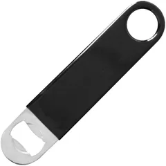 Bottle opener “Probar”  stainless steel, plastic , L=180, B=45mm  black, silver.