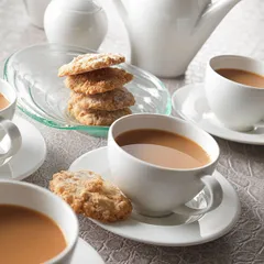 Чашка чайная «Монако Вайт» фарфор 340мл D=100/43,H=70мм белый, изображение 4