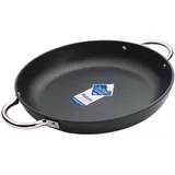 Сковорода 2ручки алюм.литой,тефлон D=280,H=40,B=375мм черный