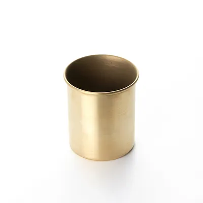 Подставка для столовых приборов «Брасс» латунь D=8,H=10см золотой