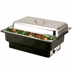 Electric food warmer 50Hz  stainless steel, polyprop.  8.5 l , H=30, L=58.5, B=35 cm  760 W