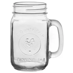 Кружка для пива «Банка» стекло 488мл D=65,H=130мм прозр., изображение 4