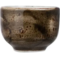 Shot glass for sake “Kraft Brown”  porcelain  50ml  D=5, H=4cm  brown.