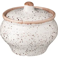 Baking pot “Punto Bianca”  porcelain  0.5 l  D=11.5, H=11.5 cm  white, black