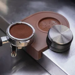 Пуш-темпер для кофе сталь нерж.,пластик D=58,H=33мм черный, изображение 4