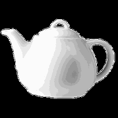 Kettle “Vizuvio” porcelain 0.5l D=11.8,H=17,B=10.7cm white