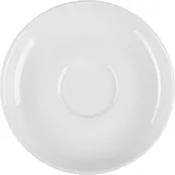 Saucer “White” Prince  porcelain D=120,H=17mm white