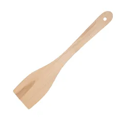 Лопатка кухонная деревянная  ,L=28см св. дерево, изображение 3