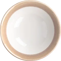 Салатник «Революшн Эдж Сэндстоун» фарфор 430мл D=165,H=50мм бежев., изображение 3