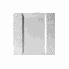 Plate “Optic” square  porcelain , L=15, B=15cm  white