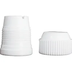 Adapter for pastry bag, standard  plastic  D=12/18, H=32mm  white