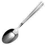 Ложка десертная «M188» сталь нерж. ,L=175/60,B=2мм металлич.