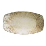 Тарелка «Нанокрем Бейж» фарфор ,H=22,L=160,B=96мм бежев.