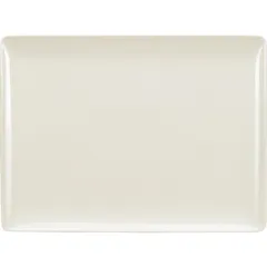 Plate “Purity” rectangular  porcelain ,H=2,L=27,B=20cm white