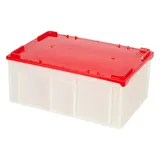 Ящик для продуктов сплошной (от -30 до +60°C) полиэтилен 46л ,H=25,L=60,B=40см белый