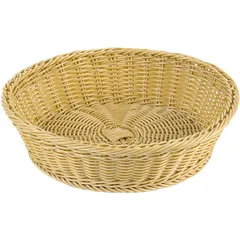 Wicker basket for bread  polyrottan  D=38, H=10cm  St. tree