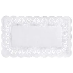 Table pads rectangular [100pcs] paper ,L=30,B=18cm white