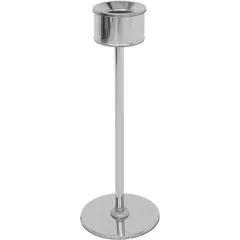 Floor ashtray chrome D=25.7,H=69cm