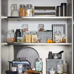 Банка «Фидо» квадратная с крышкой стекло 3л ,H=24,2,L=14/14см прозр., изображение 4