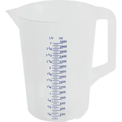 Стакан мерный с ручкой полипроп. 3л D=17,5,H=23см прозр.