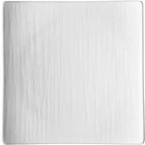 Тарелка мелкая квадратная фарфор D=22см белый