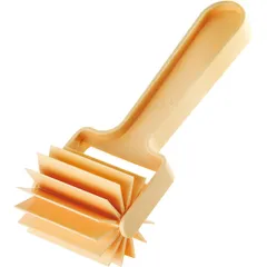 Knife for cutting dough  plastic  D=50, H=50, L=175, B=65mm  beige.