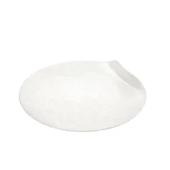 Блюдо ручная работа фарфор D=15см белый