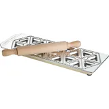 Форма для равиоли 18 ячеек «Тортелли классичи» алюмин. ,L=37/21,B=21см серебрист.