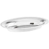 Блюдо сервировочное «Элит» для хлеба овальное сталь нерж. ,L=24,B=15см серебрист.