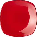 Тарелка «Фиренза Ред Квадро» квадратная фарфор ,H=3,L=28,B=28см красный,белый