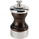 Мельница для соли «Пэлэс» металлический механизм бук,посеребрен. ,H=10см коричнев.