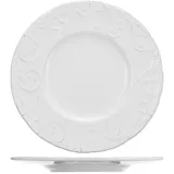 Тарелка «Фестон» мелкая керамика D=220,H=2мм белый