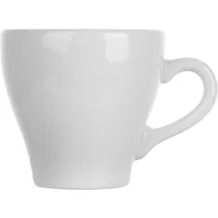 Coffee cup “Paula”  porcelain  70ml  D=6,H=6,L=9cm white