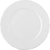Тарелка «Флер Бьянко» мелкая фарфор D=31см белый