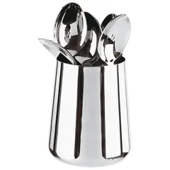 Container for cutlery stainless steel D=6,H=9cm