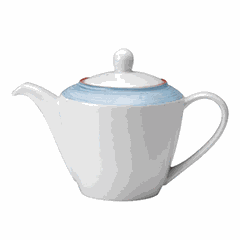 Teapot “Rio Blue”  porcelain  310 ml  white, blue