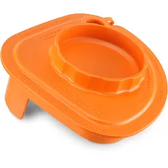 Cover for the Advance container against splashes  orange.