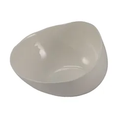 Салатник «Афрос» скошенный кост.фарф. D=8,H=5см белый