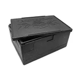 Термоконтейнер «Про» до 80 кг полипроп. 109л ,H=39,L=80,B=60см черный