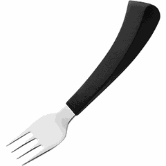 Вилка столовая для левой руки для людей с ограниченными возможностями сталь нерж. ,L=185/60,B=28мм ч