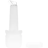 Емкость для сока пластик 450мл ,H=22,L=9,B=9см белый