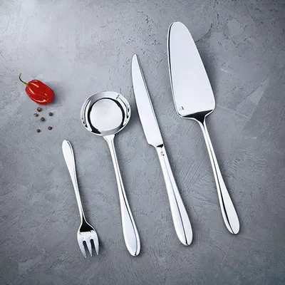 Нож для стейка «Лаццо» сталь нерж. ,L=230/110,B=17мм металлич., изображение 3