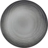 Тарелка «Свелл» для хлеба керамика D=16,H=2см черный,белый