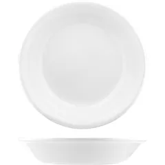 Deep plate “Simplicity”  porcelain  D=19cm  white