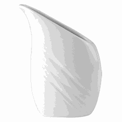 Jug “Organix” porcelain 200ml ,H=120,L=85mm white