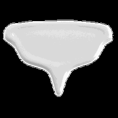 Табличка д/маркировки сыра фарфор ,L=55,B=40мм белый