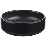 Салатник «Млечный путь» фарфор 150мл D=10см белый,черный