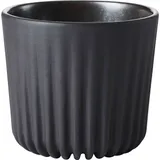 Стакан для горячих напитков «Пекое» керамика 80мл D=60,H=55мм черный