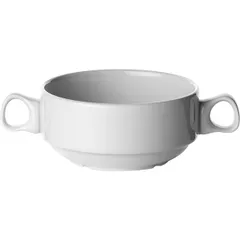 Чашка бульонная «Симплисити Вайт» фарфор 285мл D=105,H=60,L=110мм белый